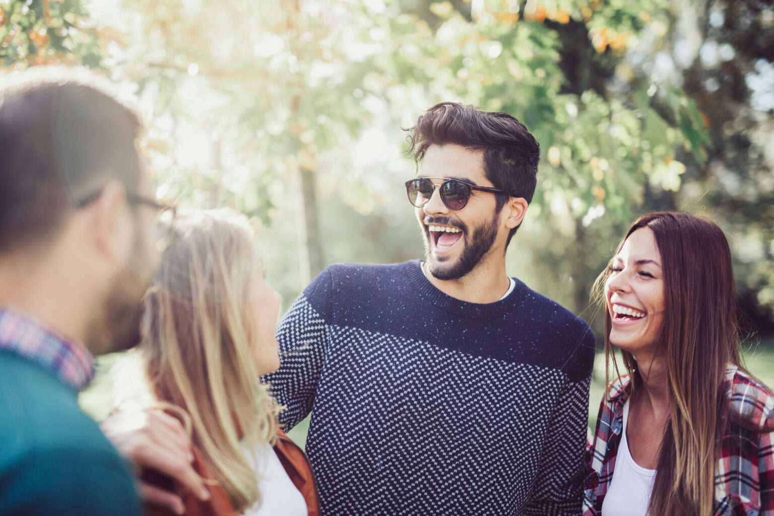 Individuals feeling positive during an Intensive Outpatient Program in Pennsylvania